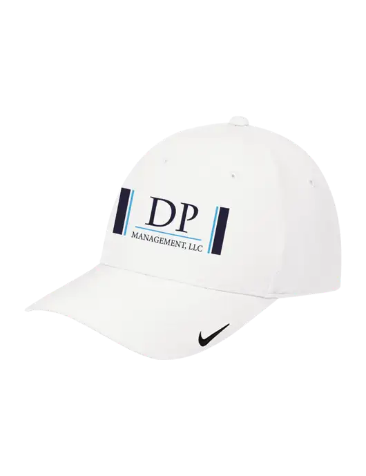 Nike White Dri-FIT Legacy Cap w/DP Management Logo