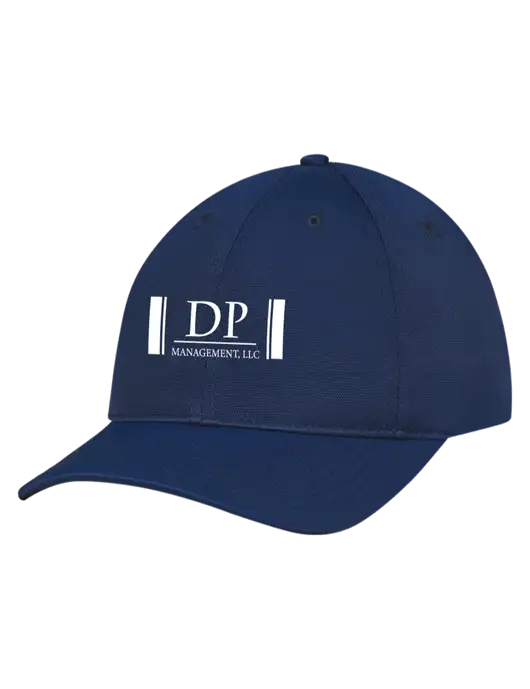 Navy Nylon Twill Performance Cap w/DP Management Logo