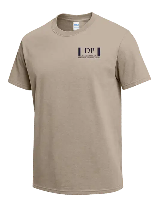 Tan Heavyweight 6.1 oz T-Shirt w/DP Management Logo