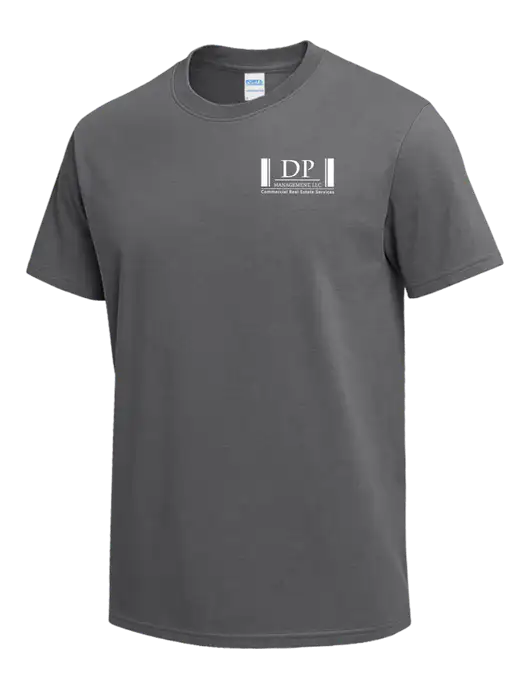 Medium Grey Heavyweight 6.1 oz T-Shirt w/DP Management Logo