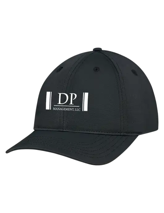 Black Nylon Twill Performance Cap w/DP Management Logo