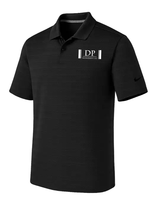 Nike Black Dri-FIT Vapor Jacquard Polo w/DP Management Logo