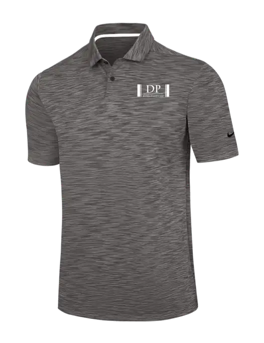 Nike Dark Grey Dri-FIT Vapor Space Dyed Polo w/DP Management Logo