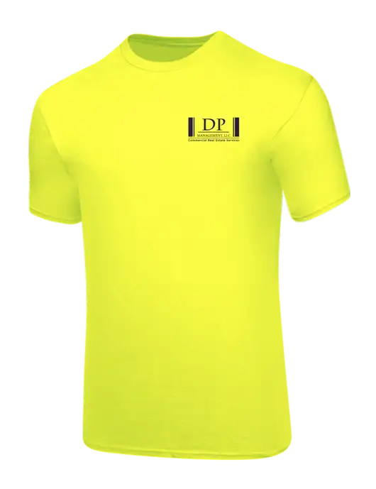 Core Blend Safety Yellow T-Shirt w/DP Management Logo