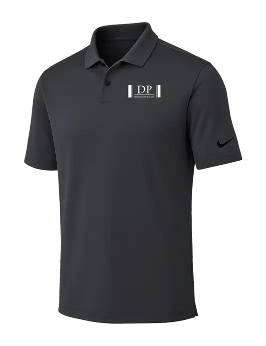 Nike Dark Grey Dri-FIT Vapor Polo w/DP Management Logo