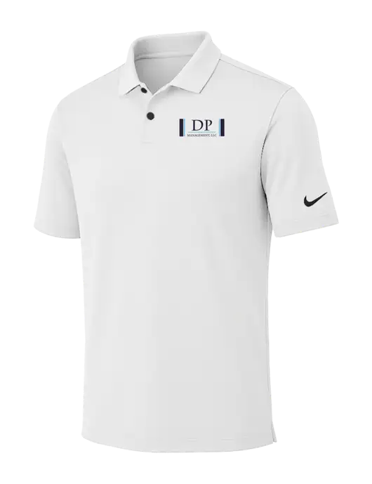 Nike White Dri-FIT Vapor Polo w/DP Management Logo