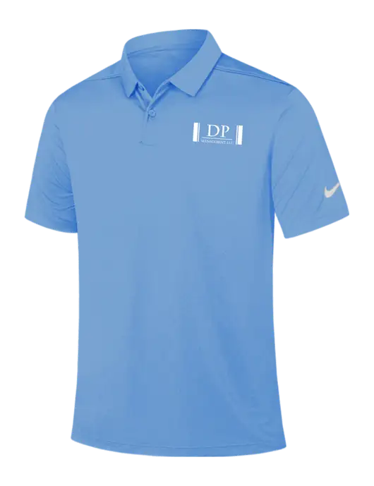 Nike Light Blue Dry Essential Solid Polo w/DP Management Logo