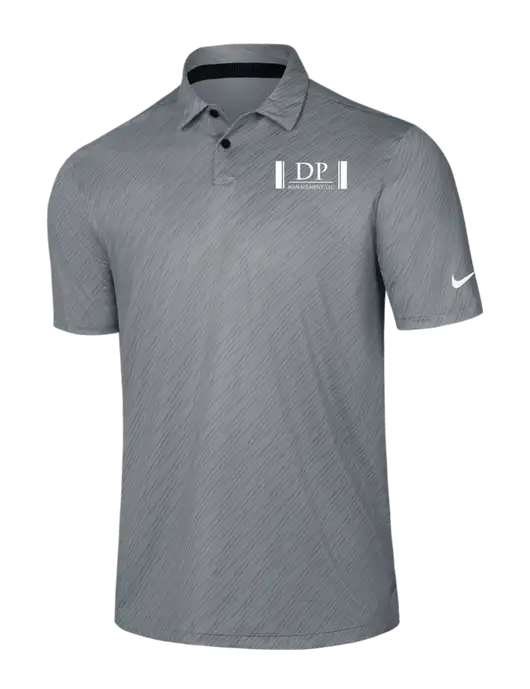 Nike Medium Grey Vapor Dash Polo w/DP Management Logo