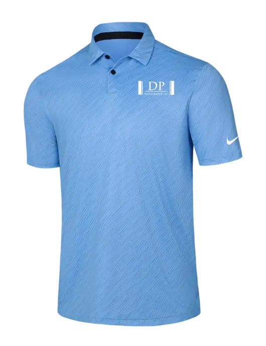 Nike Light Blue Vapor Dash Polo w/DP Management Logo