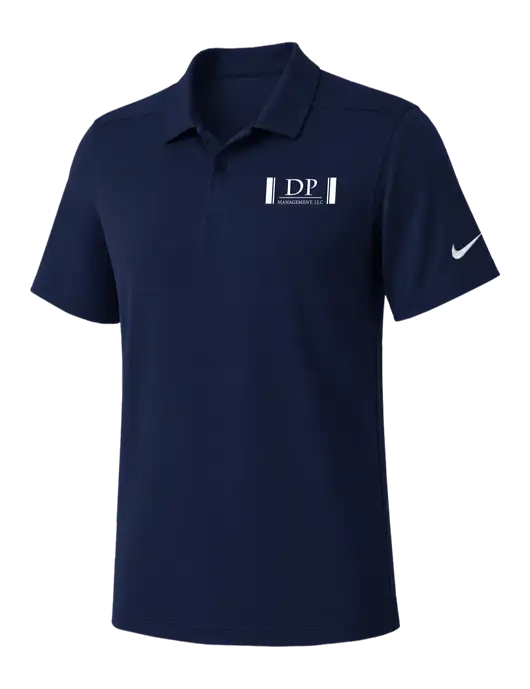 Nike Navy Dry Essential Solid Polo w/DP Management Logo