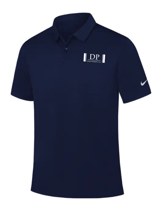 Nike Navy Dry Essential Solid Polo w/DP Management Logo
