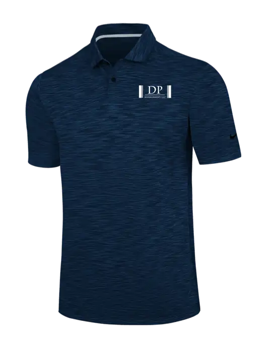 Nike Navy Dri-FIT Vapor Space Dyed Polo w/DP Management Logo