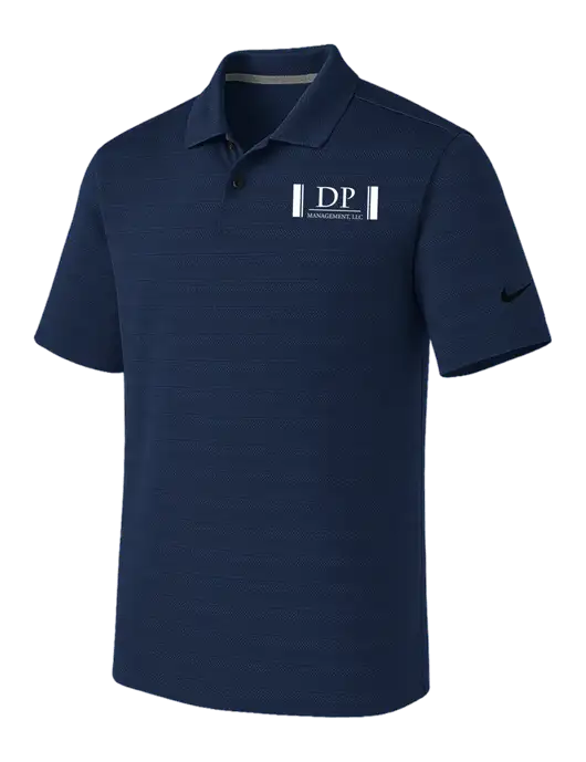 Nike Navy Dri-FIT Vapor Jacquard Polo w/DP Management Logo