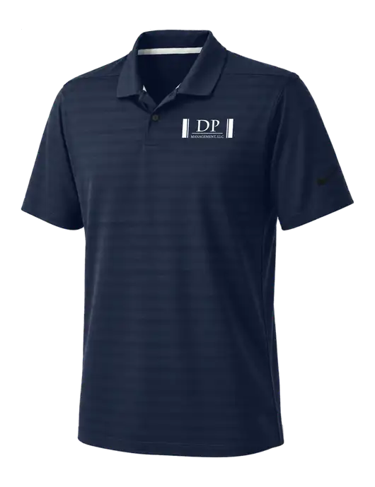 Nike Navy Dri-FIT Vapor Jacquard Polo w/DP Management Logo