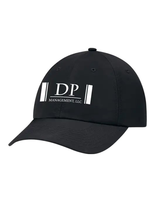 Richardson Relaxed Performance Lite Black Cap w/DP Management Logo