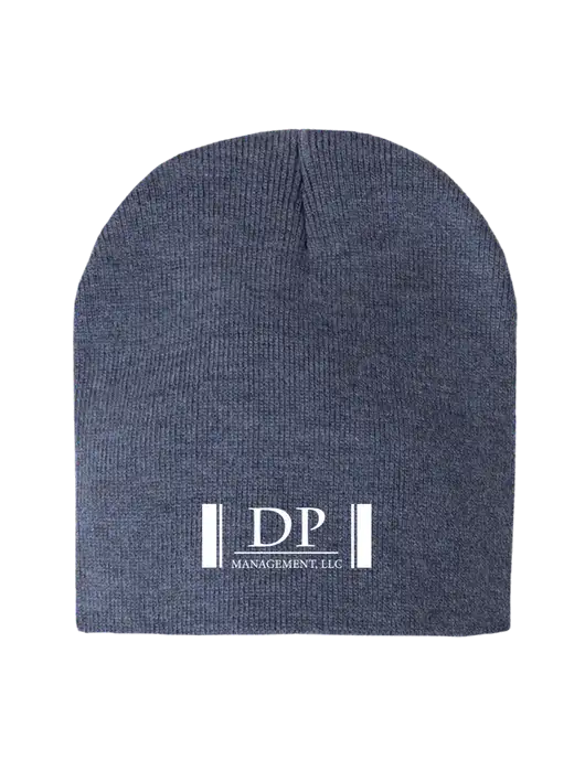 Navy Heather Element Knit Beanie w/DP Management Logo