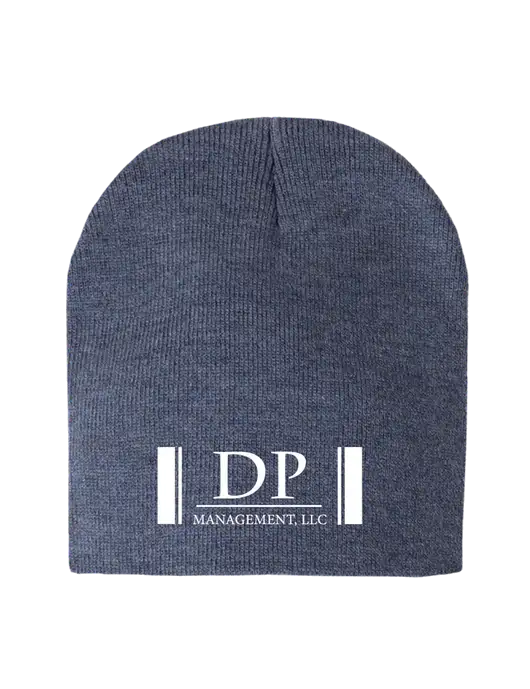 Navy Heather Element Knit Beanie w/DP Management Logo