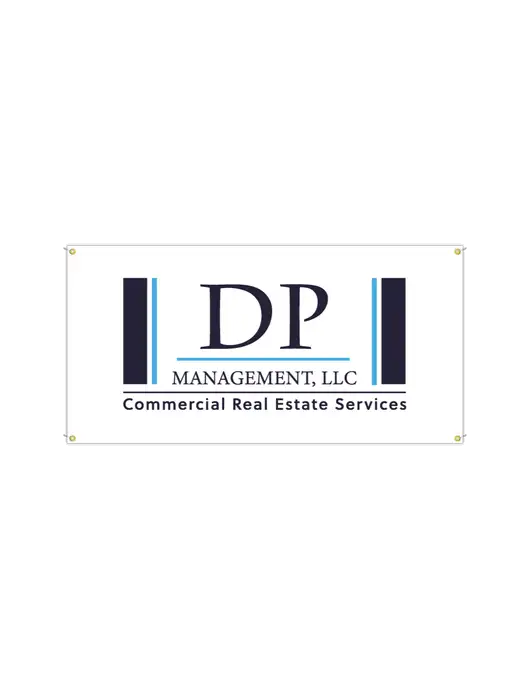 Vinyl Banner 72" x 36"  w/DP Management Logo