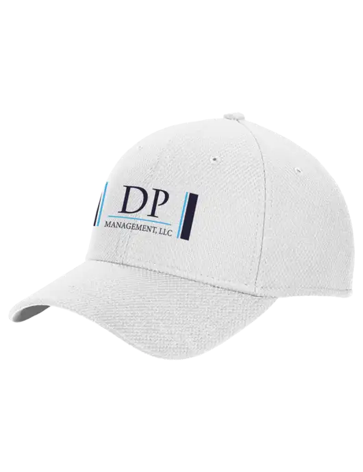 New Era Diamond Era White Stretch Cap w/DP Management Logo