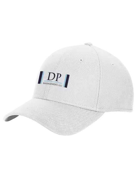 New Era Diamond Era White Stretch Cap w/DP Management Logo