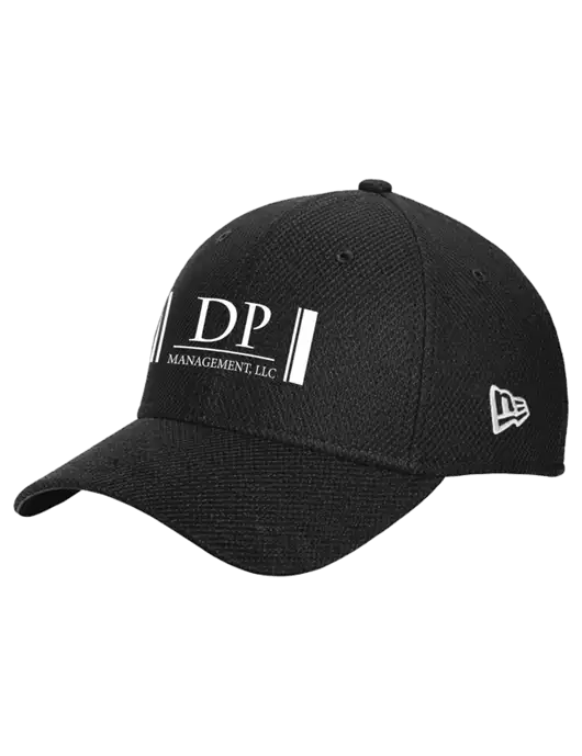 New Era Diamond Era Black Stretch Cap w/DP Management Logo