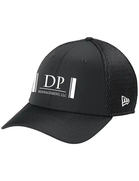 New Era 39THIRTY Performance Stretch Charcoal Grey Mesh Cap w/DP Management Logo
