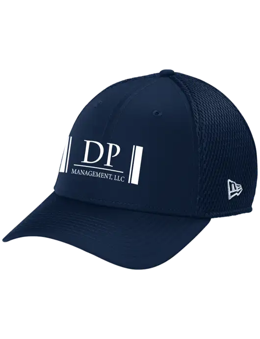 New Era 39THIRTY Performance Stretch Dark Navy Mesh Cap w/DP Management Logo