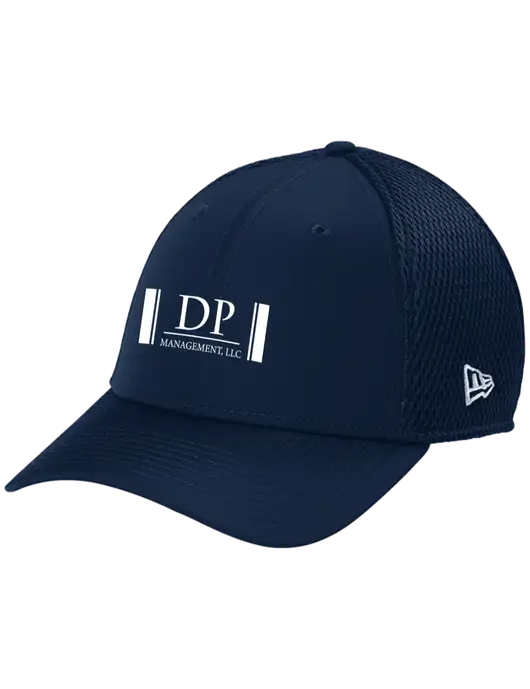 New Era 39THIRTY Performance Stretch Dark Navy Mesh Cap w/DP Management Logo