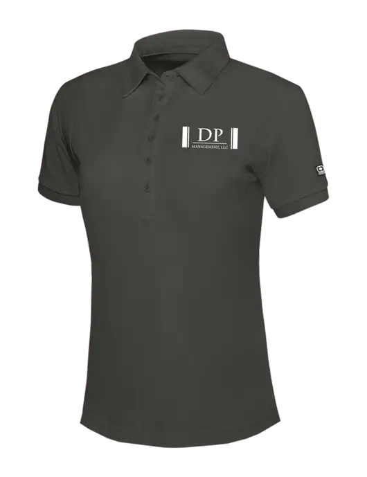 OGIO Womens Dark Grey Jewel Polo w/DP Management Logo
