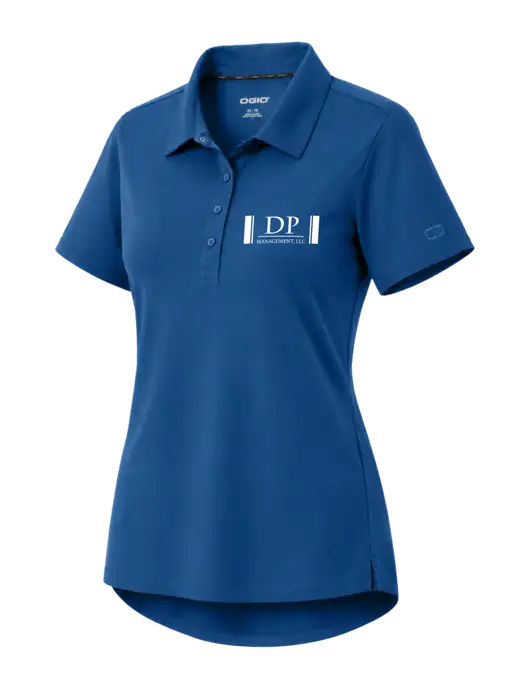 OGIO Womens Envision Light Navy Polo w/DP Management Logo