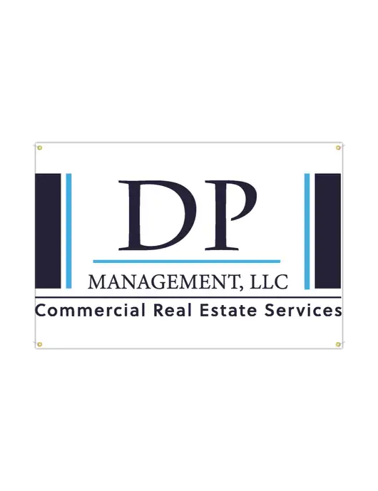 Vinyl Banner 72" x 48" w/DP Management Logo