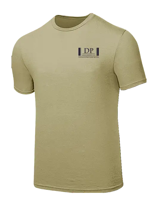 Seriously Soft Tan T-Shirt w/DP Management Logo